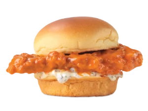 Arby’s Menu 114 Crispy chicken tender coated in spicy buffalo sauce