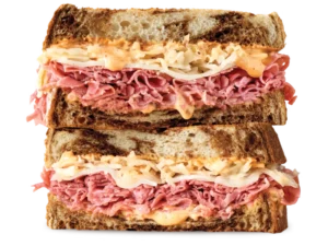 Arby’s Menu 71 Corned-Beef-Reuben with tasty food