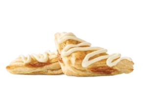 Arby’s Menu 85 Warm pumpkin pie turnover with a flaky,