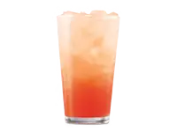 Arby’s Menu 93 Refreshing glass of strawberry lemonade served with ice