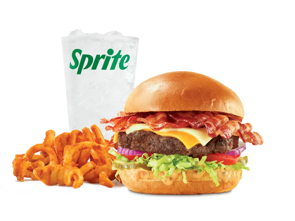 Big Cheesy Bacon Burger Meal 1