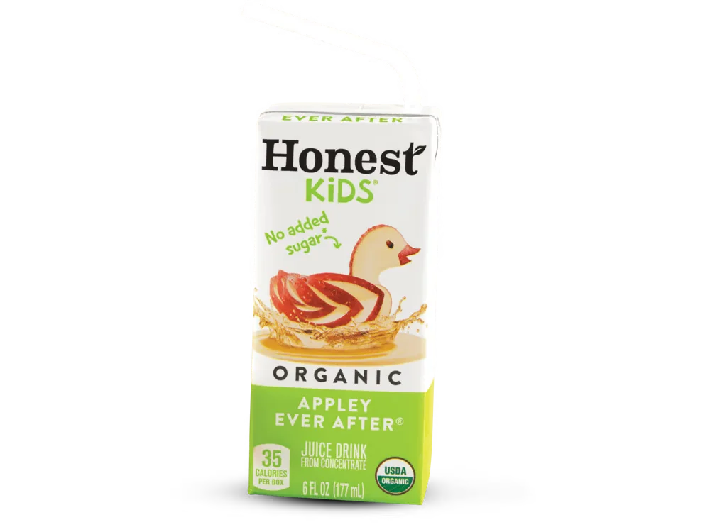 Arby's Kids Menu 6 Honest Kids Organic Apple Juice Drink
