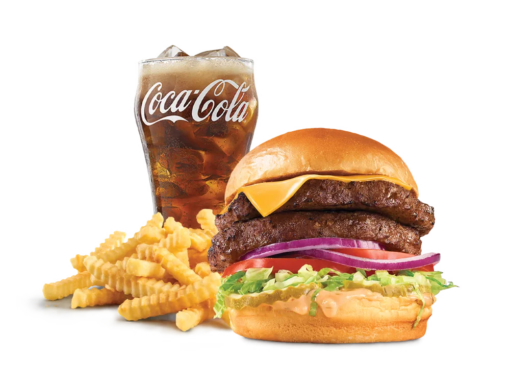 Double Deluxe Burger Meal