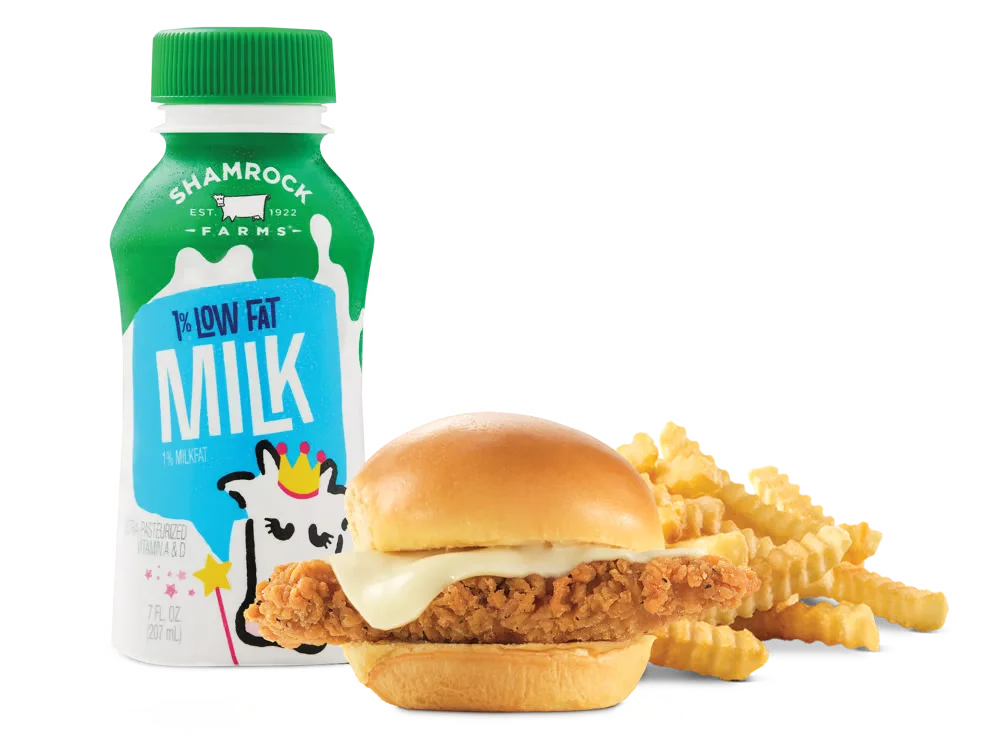 Kids chicken slider meal