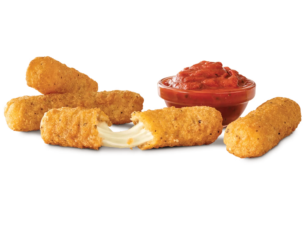 Mozzarella Sticks 1 Mozzarella sticks with marinara sauce